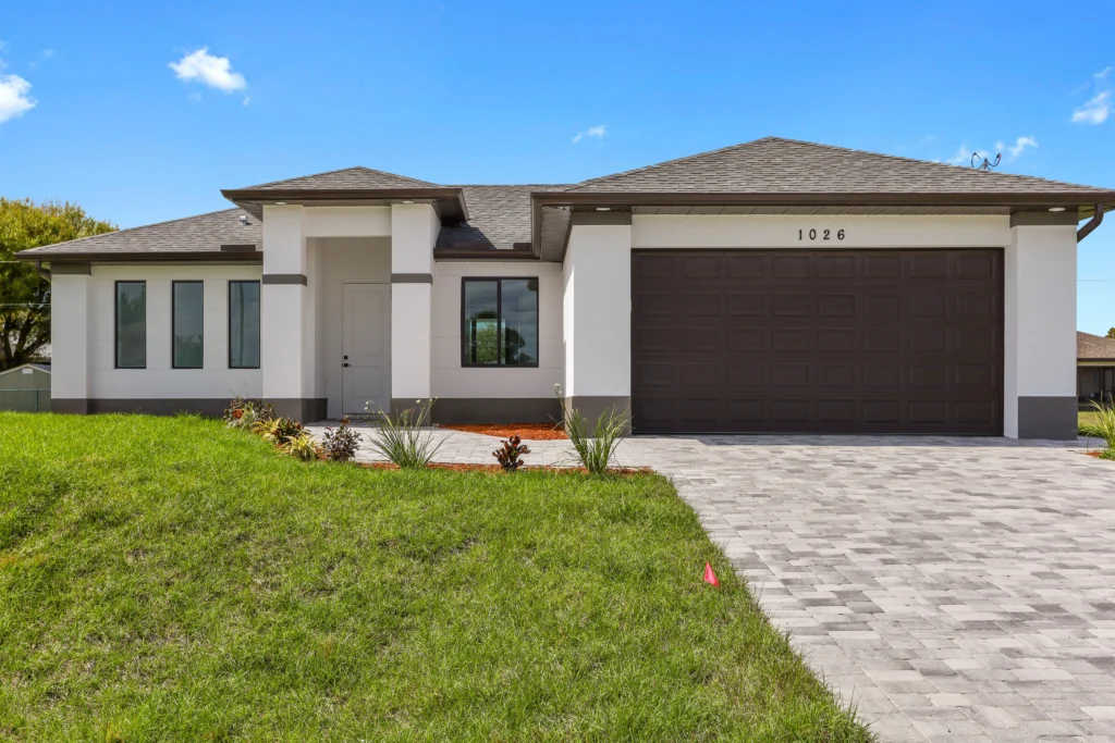 New home construction contractor finishes custom property and leaves it ready for listing