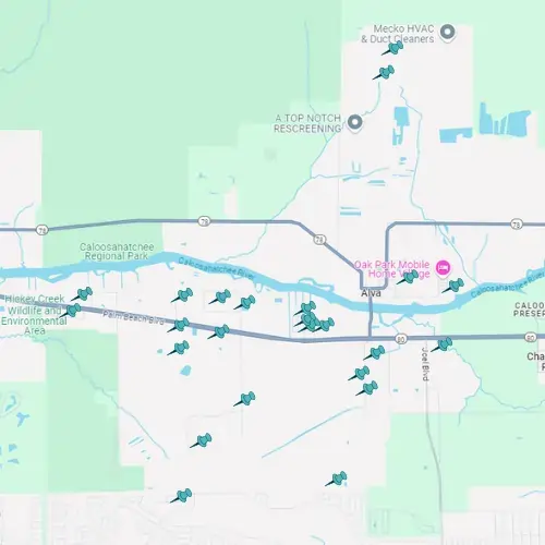 Map showing Tarpon Gulf project locations in Alva.