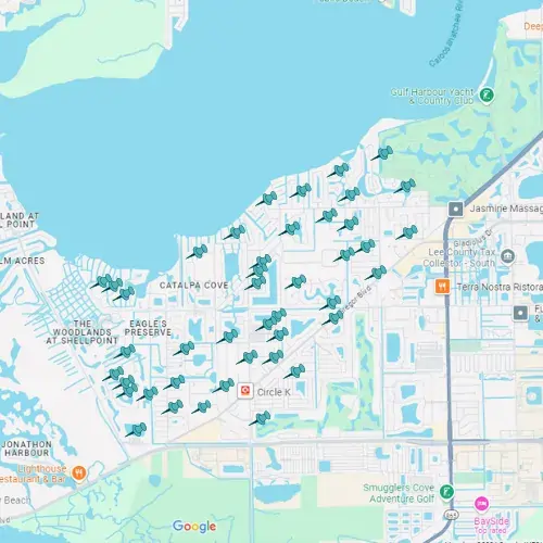 Map showing Tarpon Gulf project locations in Iona.