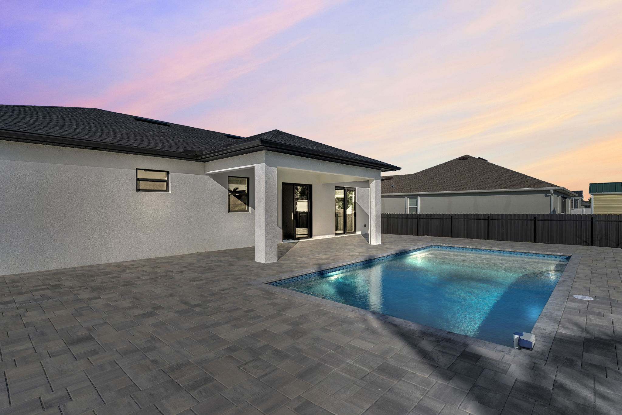 new pool construction